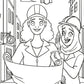 Transportation Engineer Kids Coloring Page, Women in STEM Activity, STEM Activity, Classroom Resource, Career Exploration