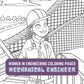 Mechanical Engineer Kids Coloring Page, Women in STEM Activity, STEM Activity, Classroom Resource, Career Exploration