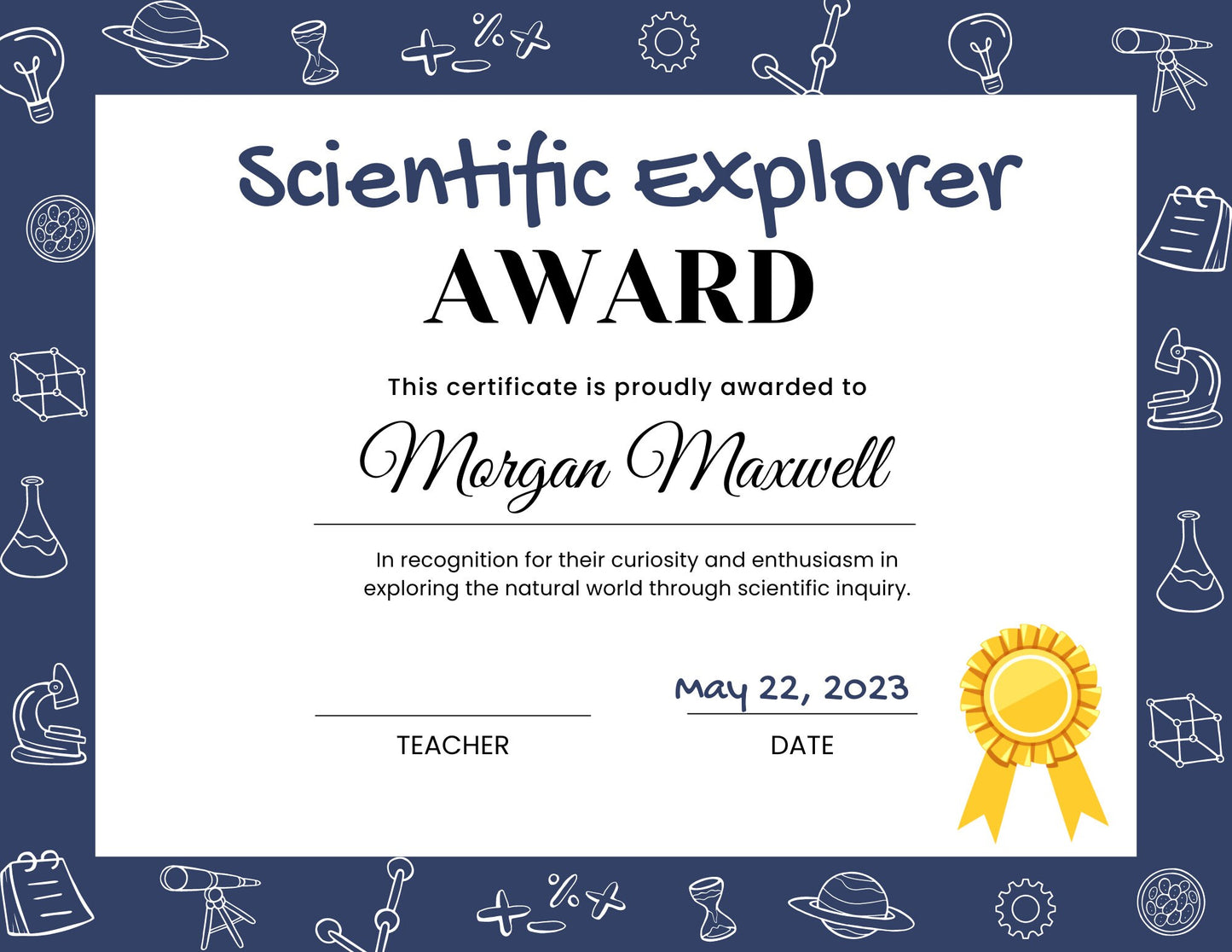 15 STEM Classroom Awards Certificates Templates, End of School Year Awards, STEM Classroom, Student Recognition